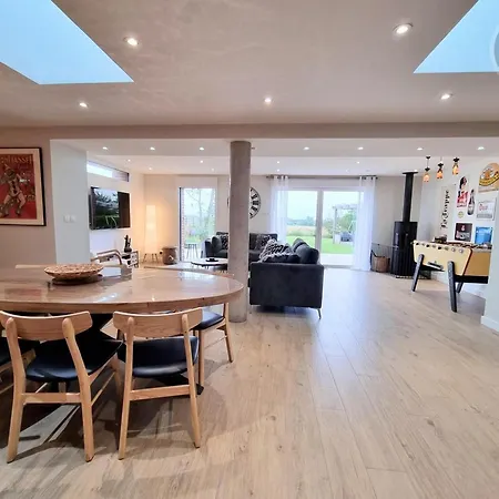 Maison Avec Grand Jardin Clos, Baby-foot, Barbecue, Garage, Wi-fi - Calme Et Confort En Flandre - Fr-1-510-221 *